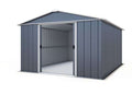 Yardmaster 10ft x 13ft Apex Metal Garden Shed – Anthracite