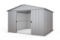 Yardmaster 10ft x 8ft Apex Metal Garden Shed – Galvanised Steel