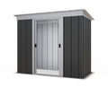 Yardmaster 6x4 Pent Metal Garden Shed – Anthracite