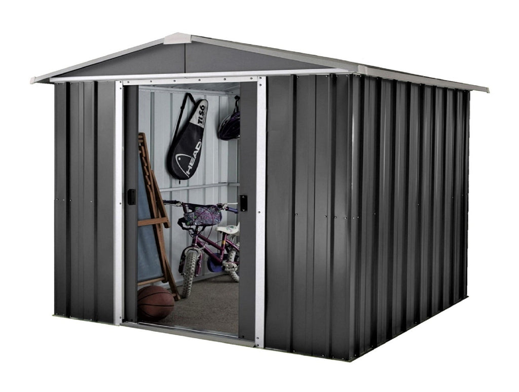Yardmaster 6ft x 7ft Anthracite Apex Metal Garden Shed