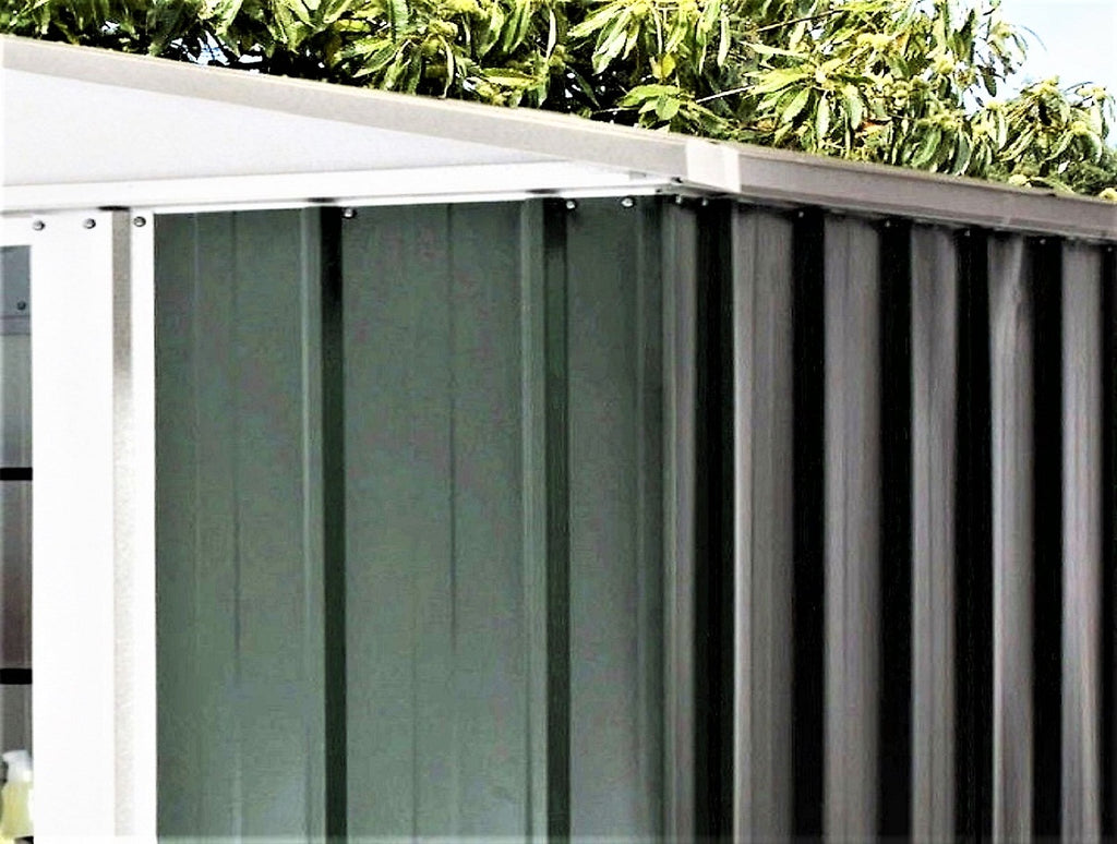 Yardmaster 6x7 Apex Metal Garden Shed – Emerald Green