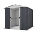 Yardmaster 6x4 Apex Metal Garden Shed – Anthracite